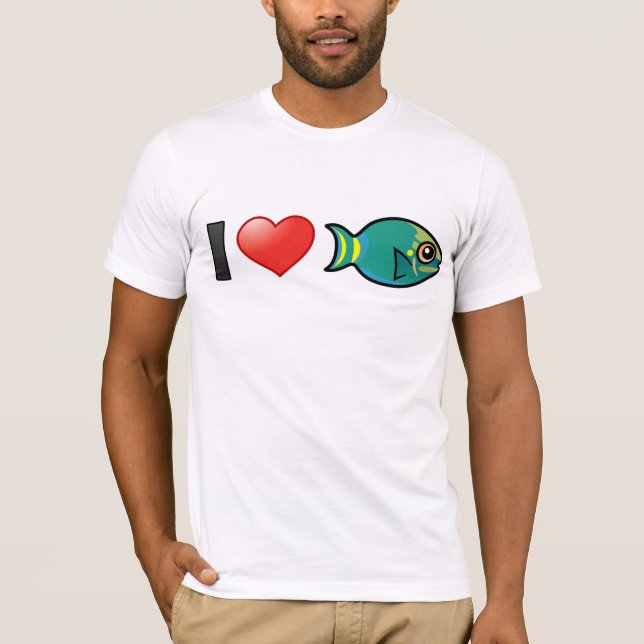 Camiseta Eu Adoro Parrotfish (Frente)