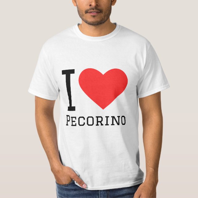 Camiseta Eu adoro pecorino (Frente)