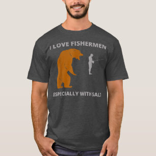 Camiseta Eu adoro pescadores sarcásticos e engraçados acamp