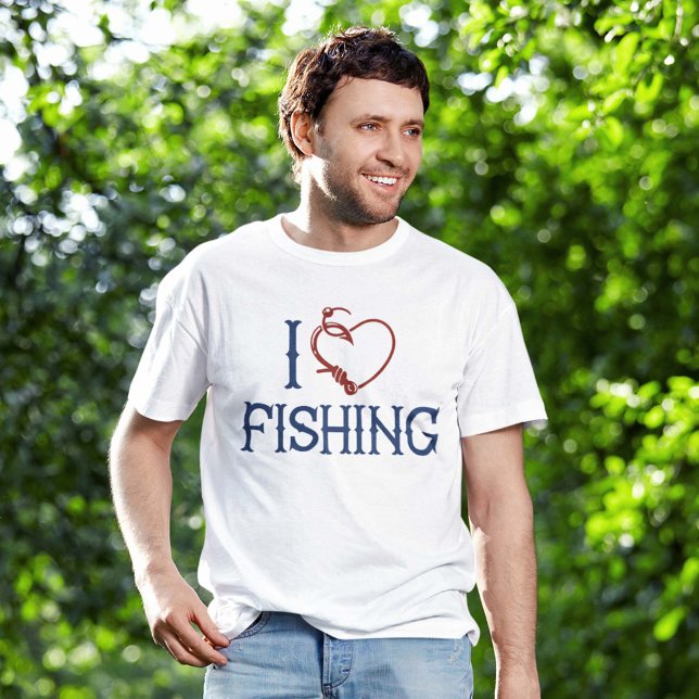 Camiseta Eu Adoro Pescar (I love fishing shirt)