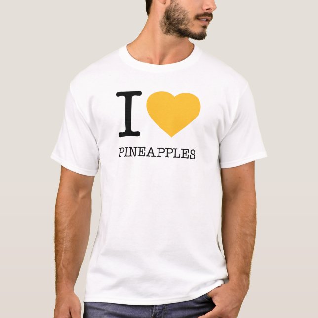CAMISETA EU ADORO PINÁPOLES (Frente)