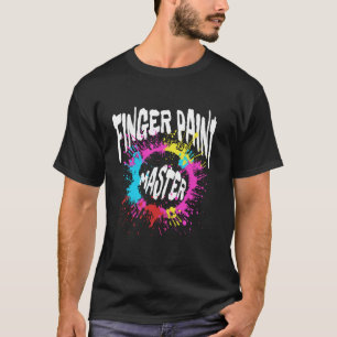 Camiseta Eu adoro pintar dedo - Mestrado em pintura dedo -