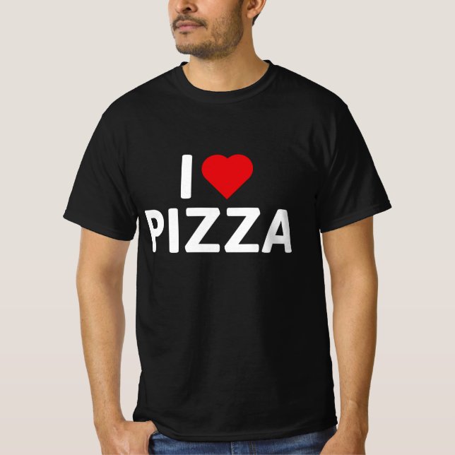 Camiseta Eu Adoro Pizza (Frente)