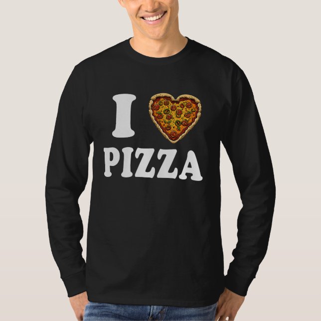 Camiseta Eu Adoro Pizza (Frente)
