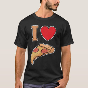 Camiseta Eu adoro pizza