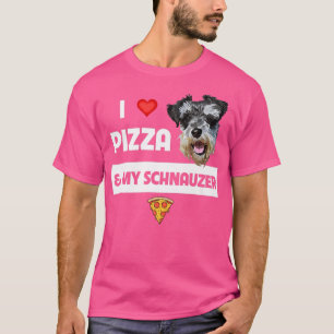 Camiseta Eu Adoro Pizza E Meu Queijo De Cachorro Pepperoni