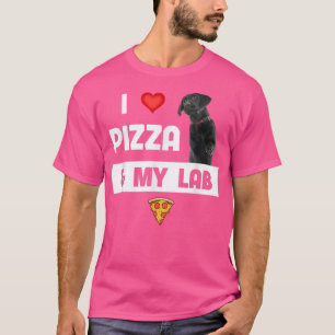 Camiseta Eu Adoro Pizza E Meu Queijo Pepperoni Preto