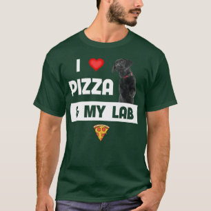 Camiseta Eu Adoro Pizza E Meu Queijo Pepperoni Preto