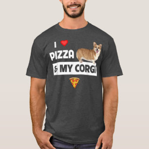 Camiseta Eu Adoro Pizza E Minha Comida De Cachorro Pepperon