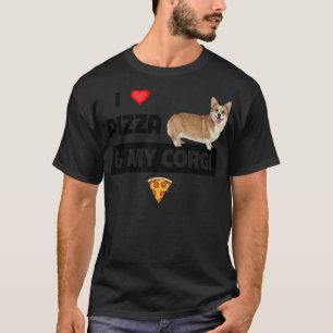 Camiseta Eu Adoro Pizza E Minha Comida De Cachorro Pepperon