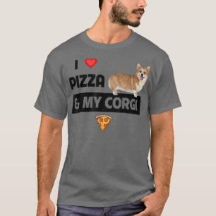 Camiseta Eu Adoro Pizza E Minha Comida De Cachorro Pepperon