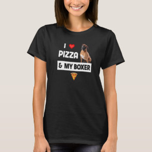 Camiseta Eu Adoro Pizza E Minha Comida De Cachorro Pepperon