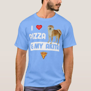 Camiseta Eu Adoro Pizza E Minha Comida De Pepperoni, Propri