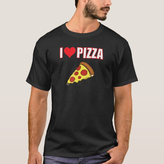 Camiseta Eu Adoro Pizza É Um Modo De Vida (Frente)