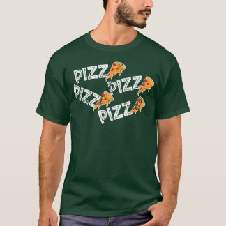 Camiseta Eu adoro pizza vintage retro anos 70 amante comida