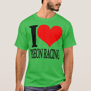 Camiseta eu adoro pombo-corrida 1
