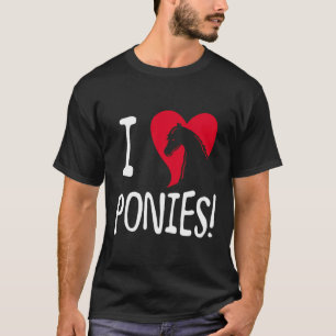 Camiseta Eu Adoro Pôneis