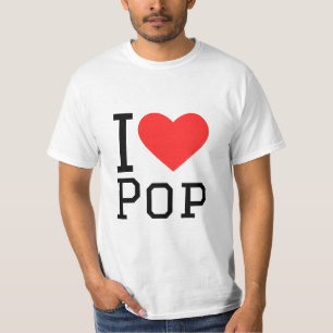 Camiseta Eu adoro pop