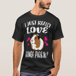 Camiseta Eu Adoro Porcos De Guiné