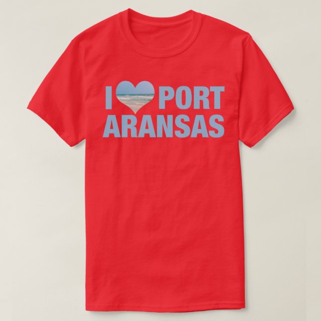 Camiseta Eu Adoro Port ArKansas (Frente do Design)