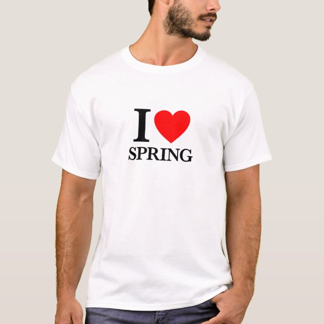 Camiseta Eu adoro Primavera (Frente)