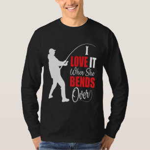 Camiseta Eu adoro quando ela se inclina sobre a água salgad