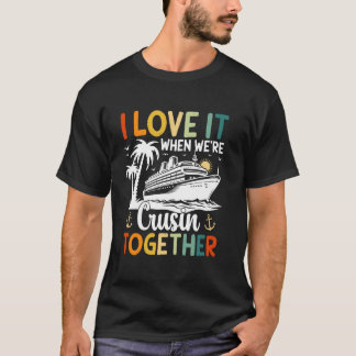 Camiseta Eu Adoro Quando Estamos Passeando Juntos Cruzeiro