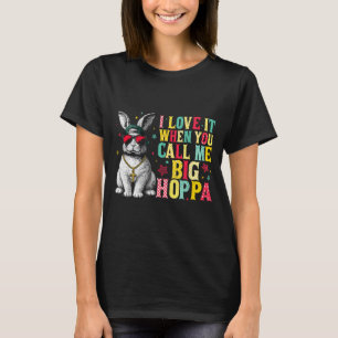 Camiseta Eu Adoro Quando Você Me Chama de Coelho da Páscoa