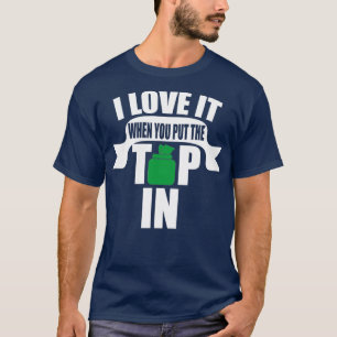 Camiseta Eu adoro quando você põe a dica