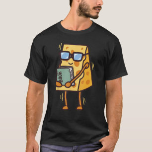 Camiseta Eu Adoro Queijo Certificado Mozzarella Destruído