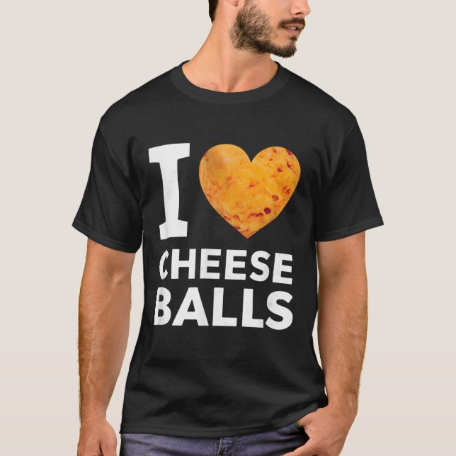 Camiseta Eu Adoro Queijo Engraçado Faca De Comida De Queijo (Frente)