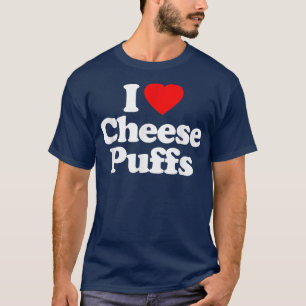 Camiseta Eu Adoro Queijo Puxando Coração Engraçado 