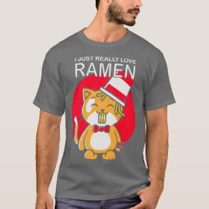 Camiseta Eu Adoro Ramen Cat 235