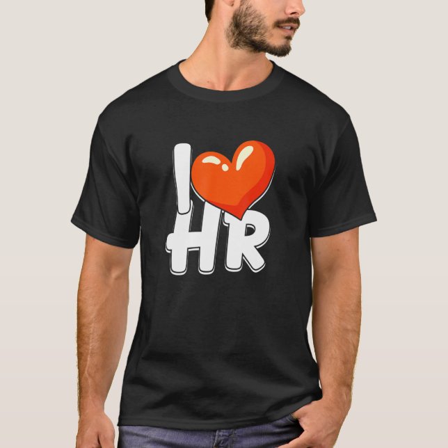 Camiseta Eu adoro recursos de RH (Frente)