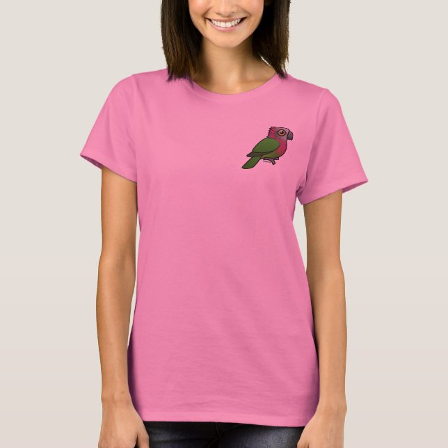 Camiseta Eu adoro Red-fan Parrots (Frente)