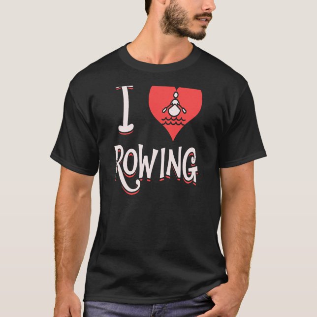 Camiseta Eu Adoro Remar (Frente)