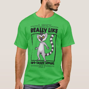Camiseta Eu adoro RingTailed Lemurs 1