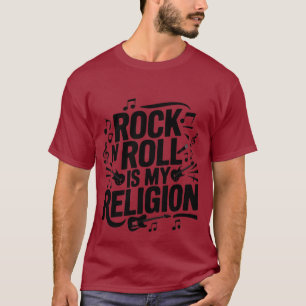 Camiseta Eu adoro rock