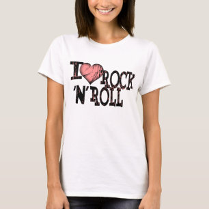 Camiseta Eu adoro rock and roll