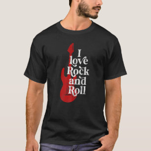 Camiseta Eu adoro rock and roll