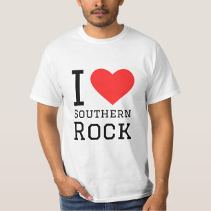 Camiseta Eu adoro rock do sul