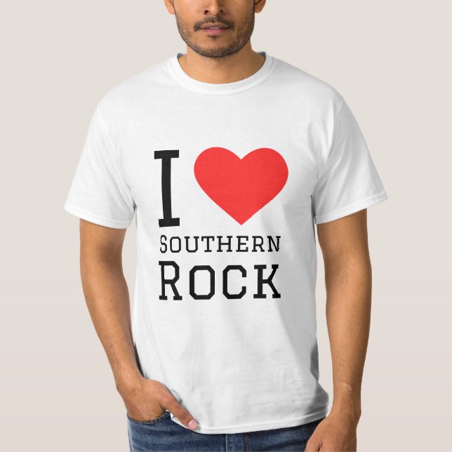Camiseta Eu adoro rock do sul (Frente)