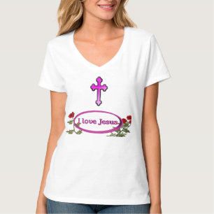Camiseta Eu adoro roupas de Jesus