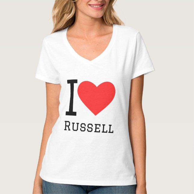 Camiseta Eu adoro Russell (Frente)