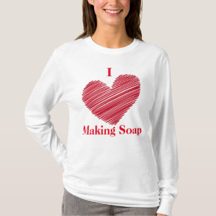 Camiseta Eu Adoro Sabão Fazer
