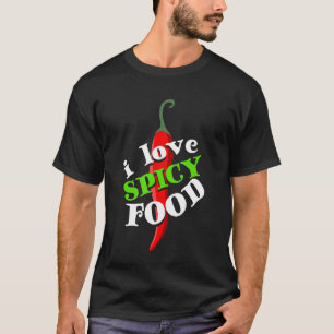 Camiseta Eu Adoro Sabor de Pimenta Picante Comida Picante S