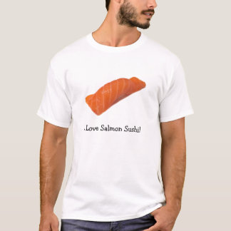 Camiseta Eu adoro salmão sushi!