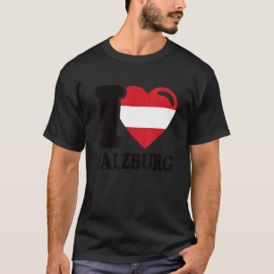 Camiseta Eu Adoro Salzburg City Na Áustria Eu Adoro Salzbur