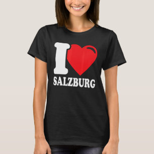 Camiseta Eu Adoro Salzburg City Na Áustria Eu Adoro Salzbur