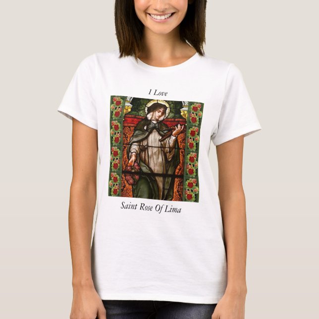 Camiseta eu adoro santo de lima (Frente)